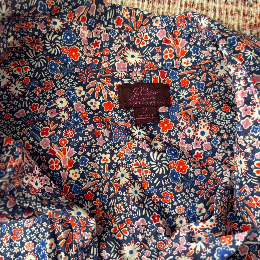 J. Crew Floral Button Up Shirt